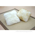 Sheepskin pillow, made of 100% wool, available in beige
